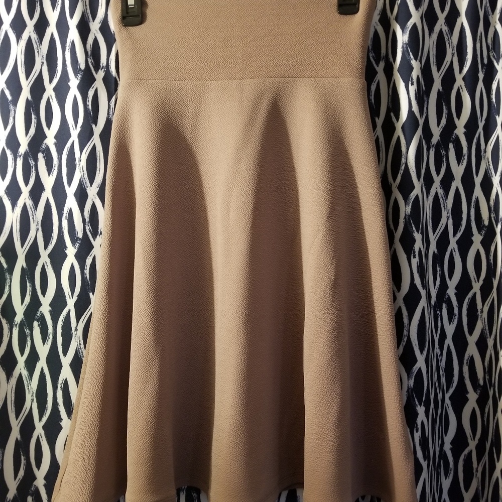 Tan business casual skirt